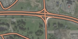 Карта покрытий дорог